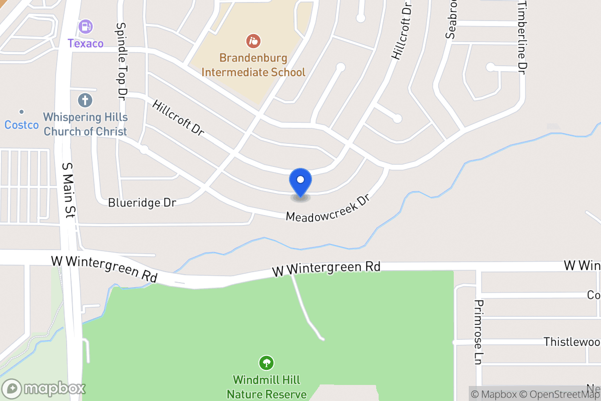 Map of 335 Meadow Creek Dr