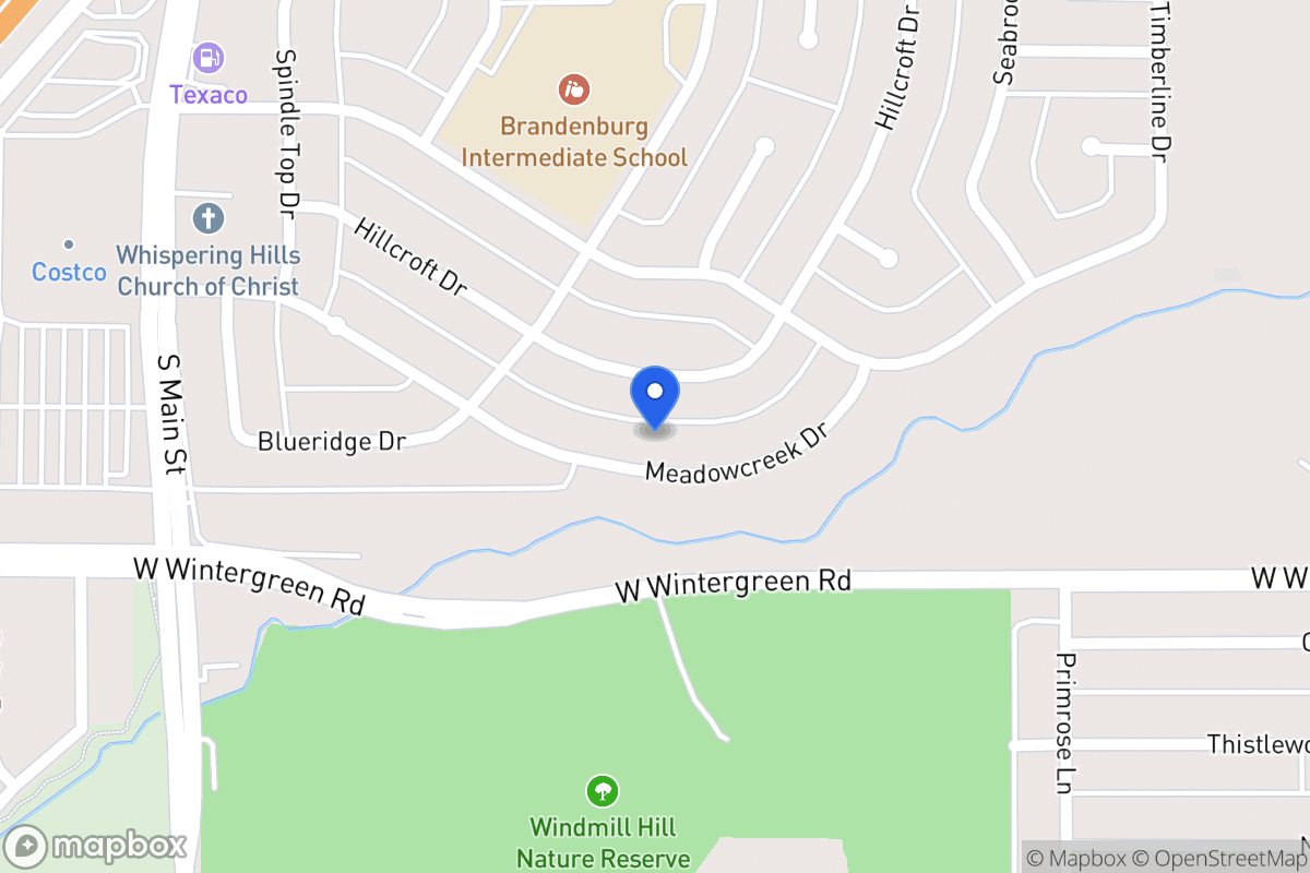 Map of 331 Meadow Creek Dr