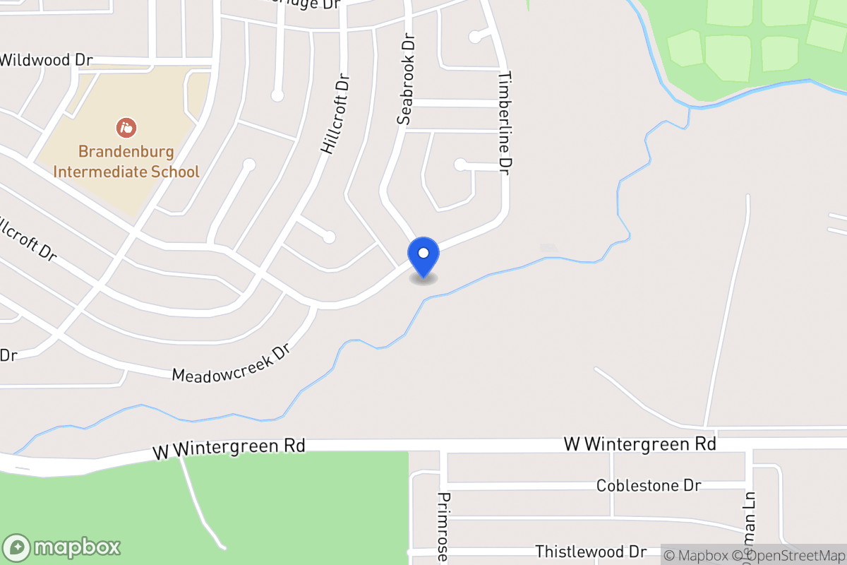 Map of 442 Silver Creek Dr