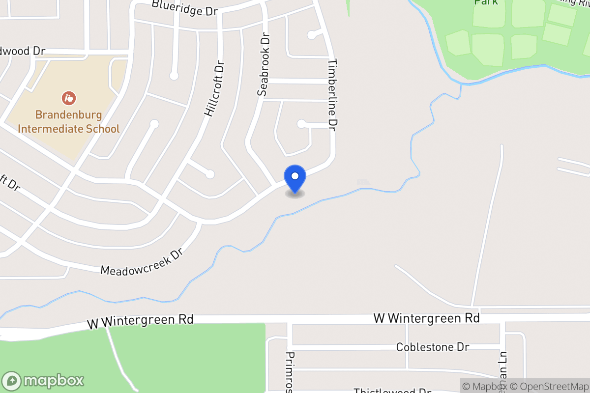 Map of 450 Silver Creek Dr