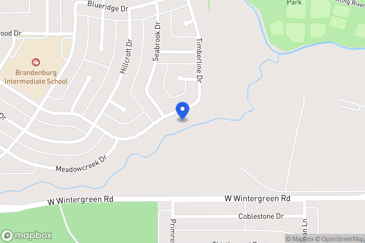 Map of 454 Silver Creek Dr