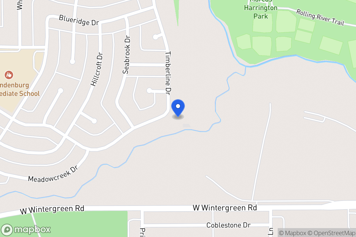 Map of 1918 Timberline Dr