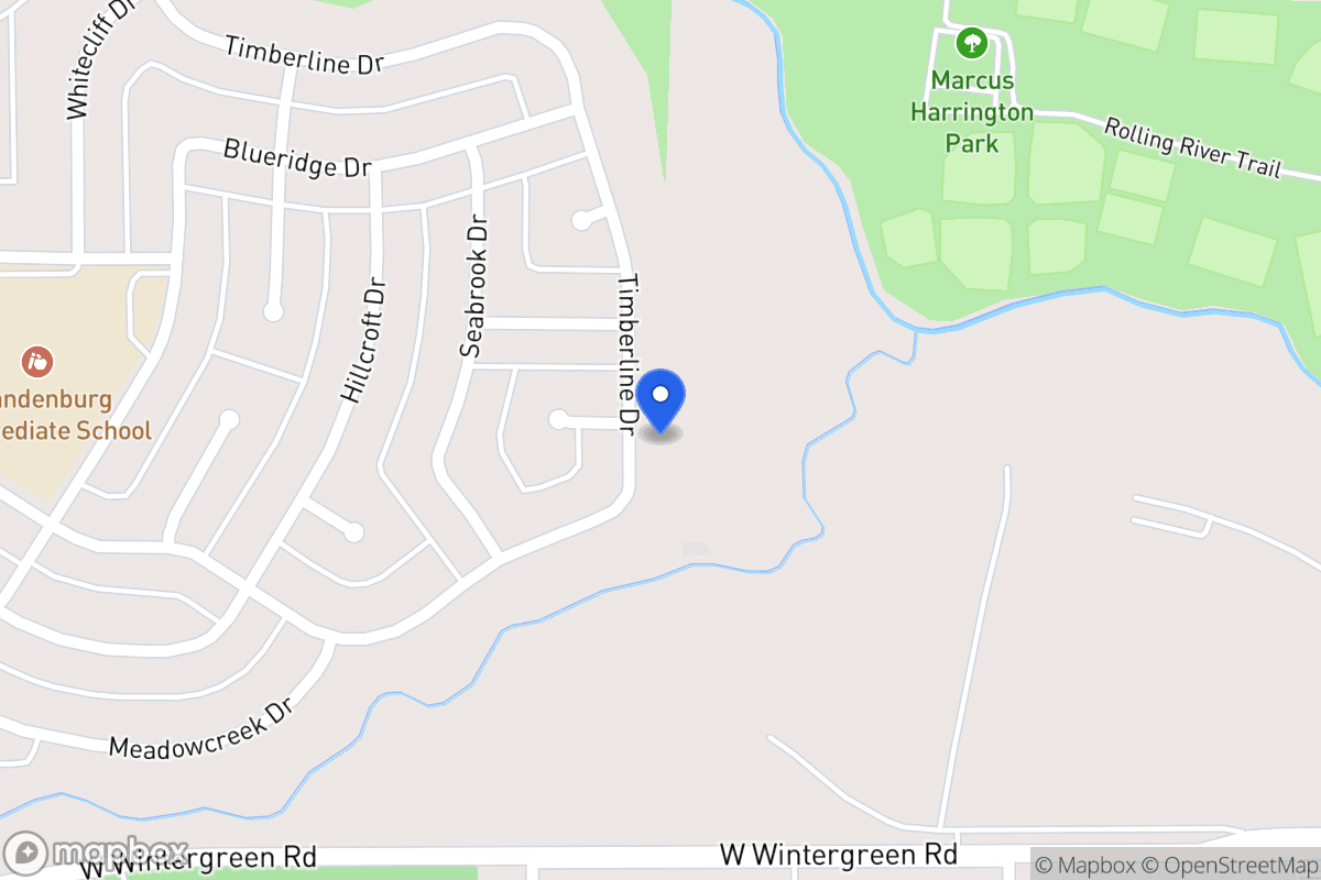 Map of 1906 Timberline Dr