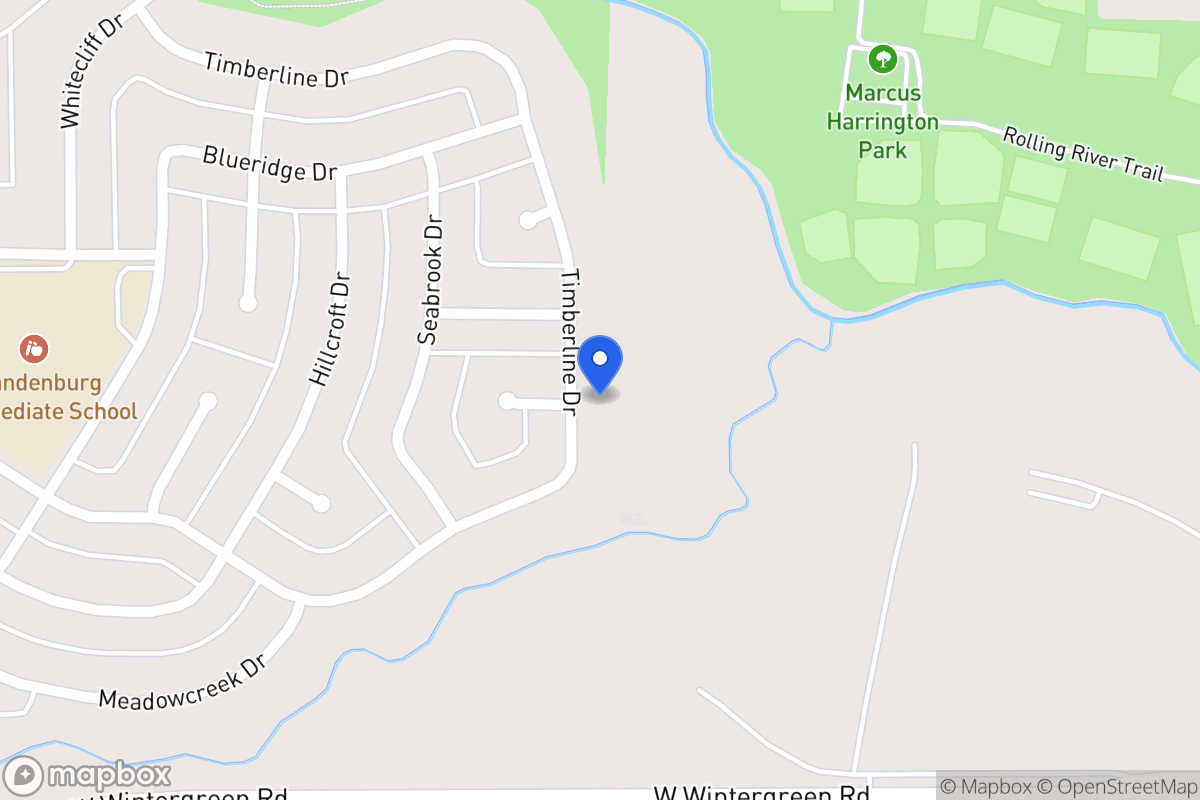 Map of 1902 Timberline Dr