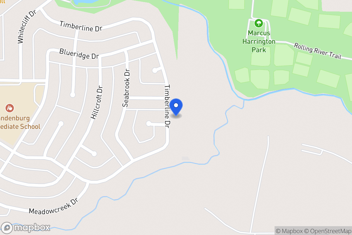 Map of 1854 Timberline Dr