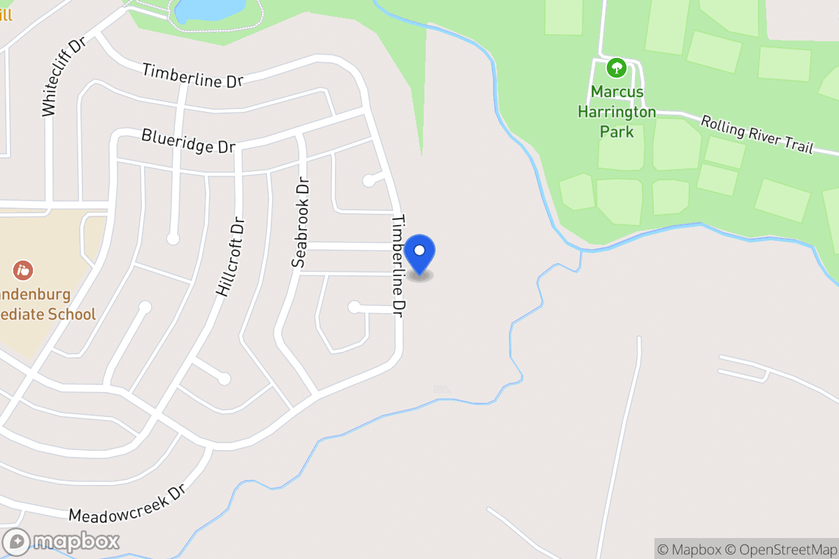 Map of 1850 Timberline Dr