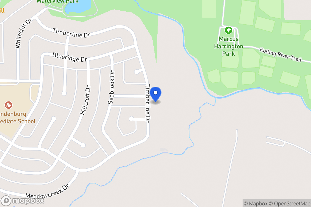 Map of 1846 Timberline Dr