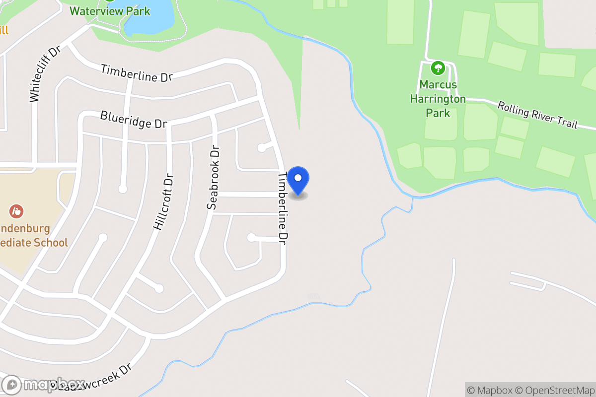Map of 1842 Timberline Dr