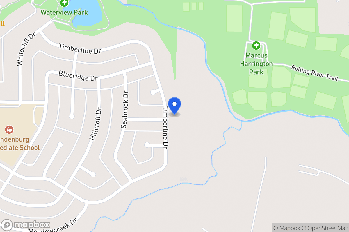 Map of 1838 Timberline Dr