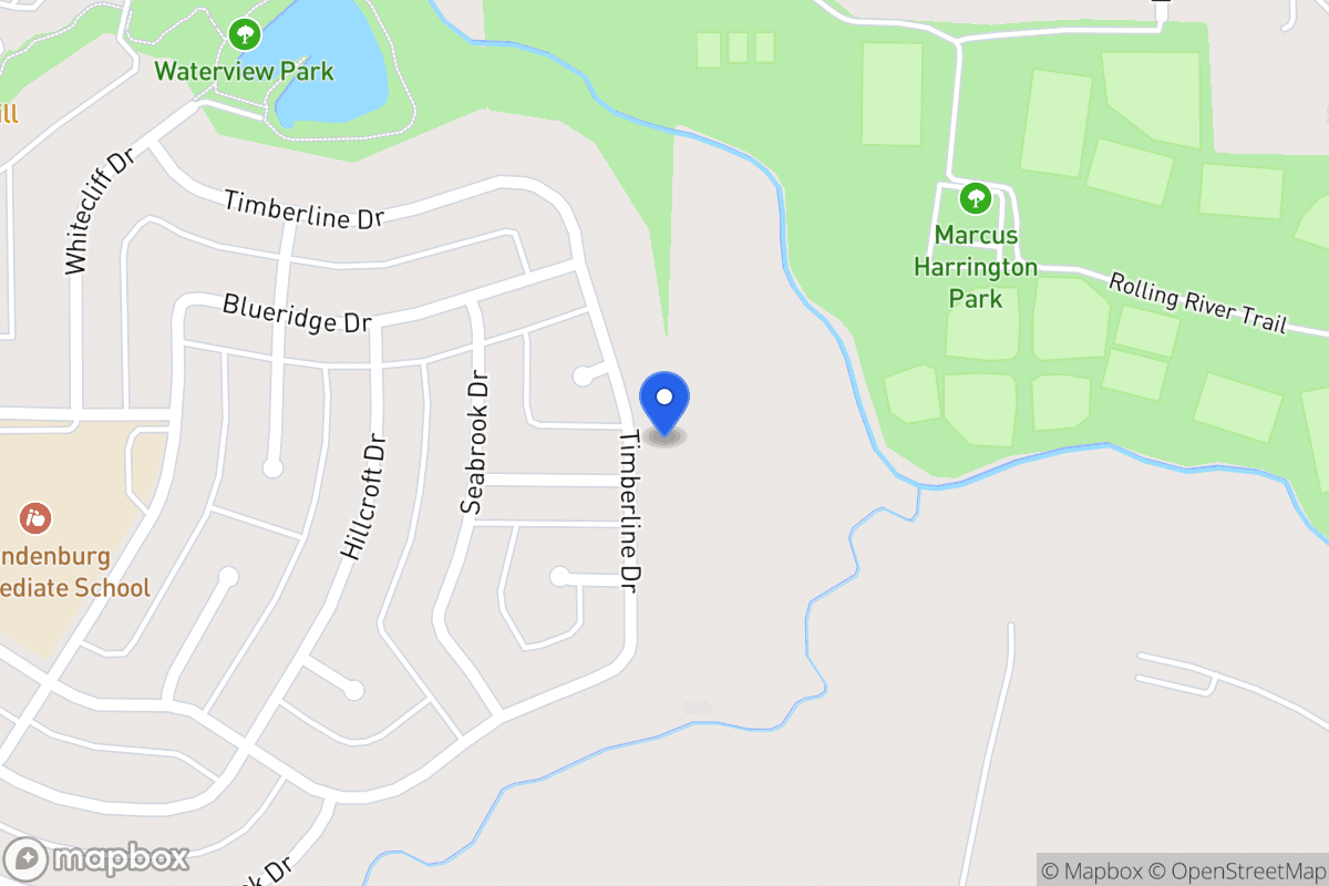 Map of 1834 Timberline Dr