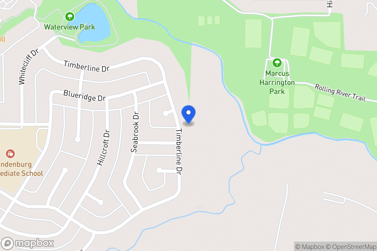 Map of 1830 Timberline Dr
