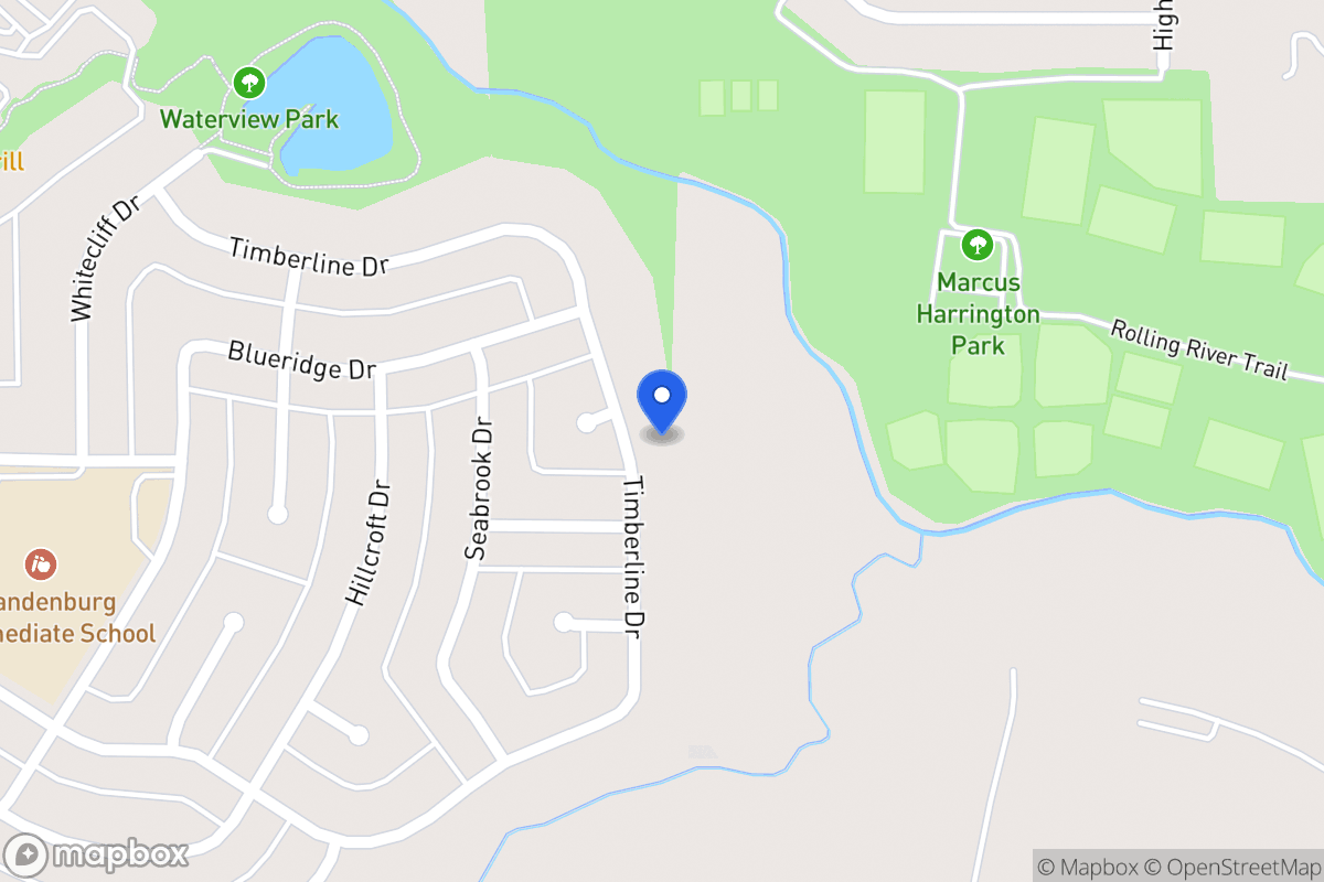 Map of 1826 Timberline Dr