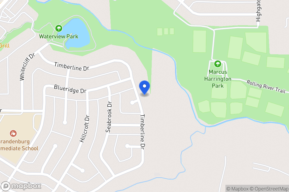 Map of 1818 Timberline Dr