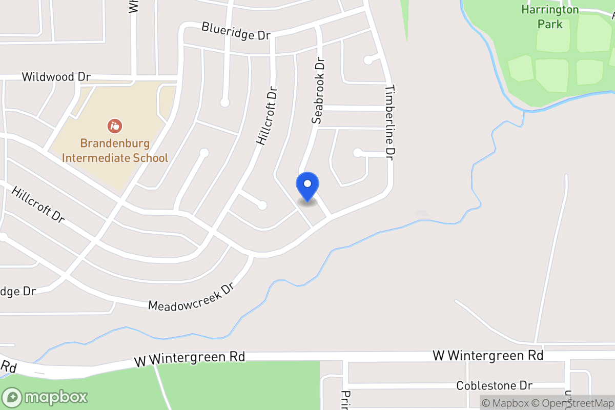Map of 1923 Seabrook Dr