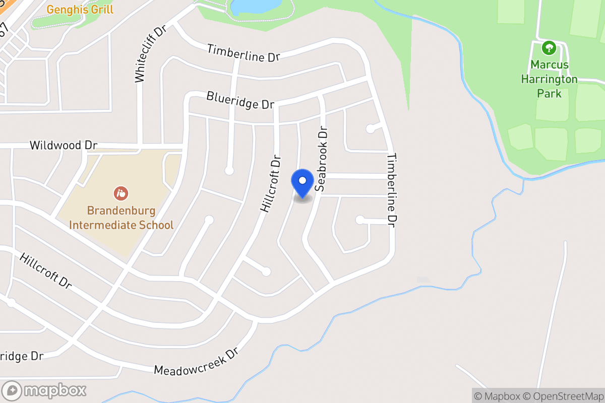 Map of 1831 Seabrook Dr