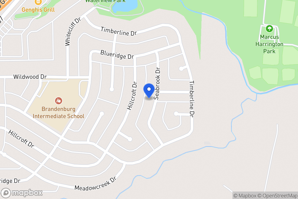Map of 1827 Seabrook Dr