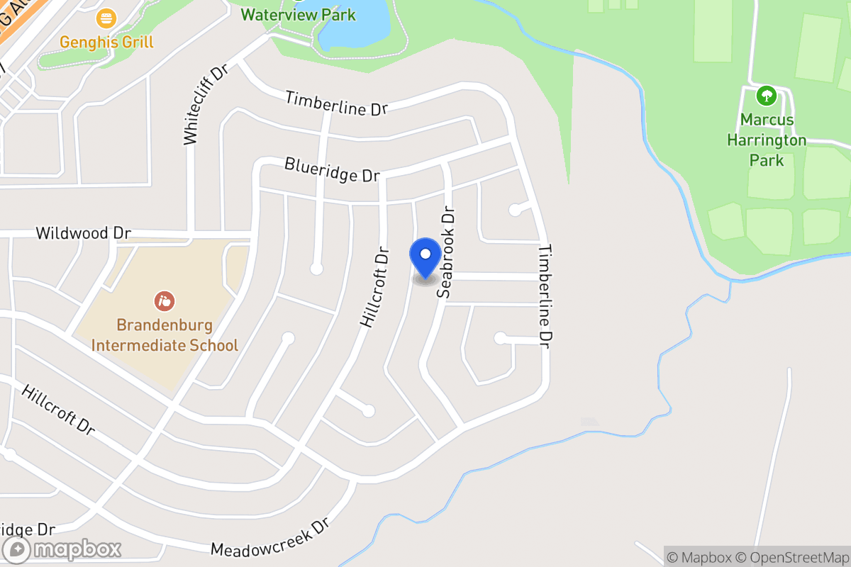 Map of 1823 Seabrook Dr