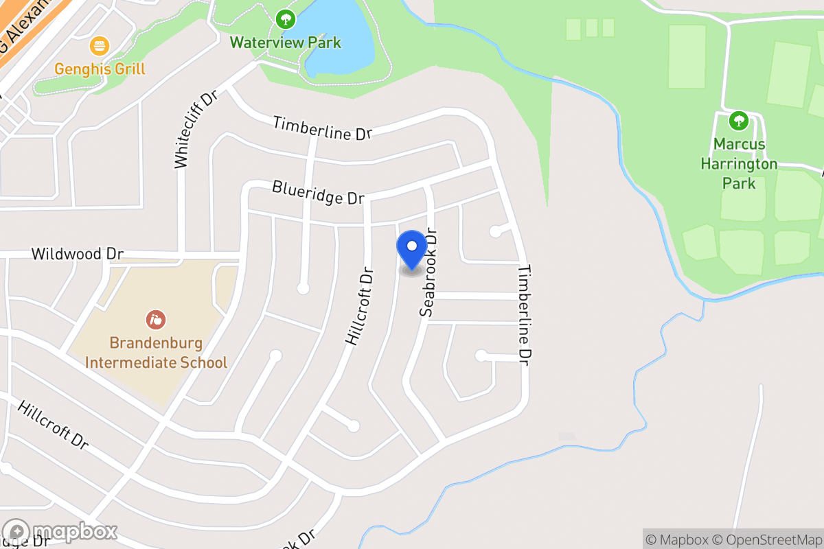 Map of 1815 Seabrook Dr
