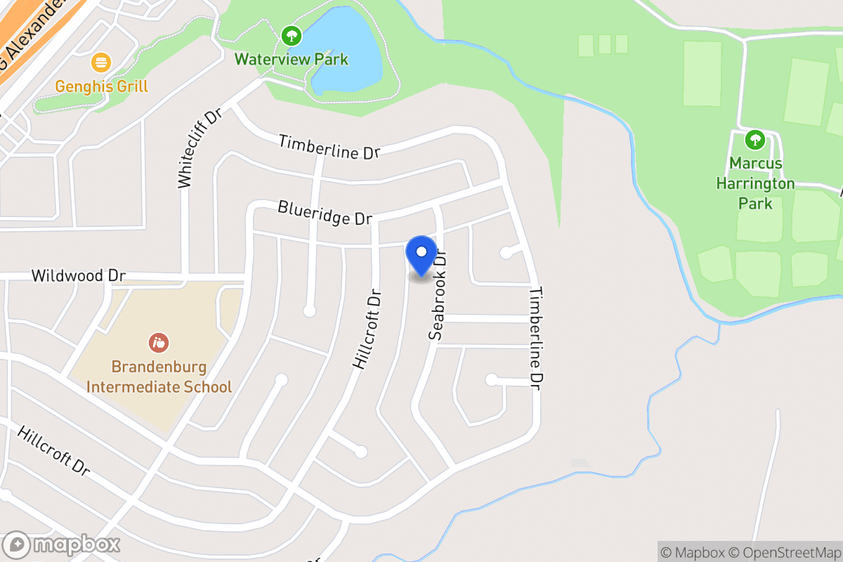 Map of 1811 Seabrook Dr