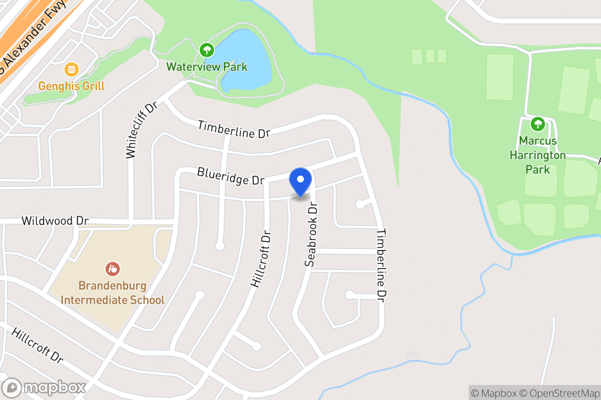 Map of 1803 Seabrook Dr