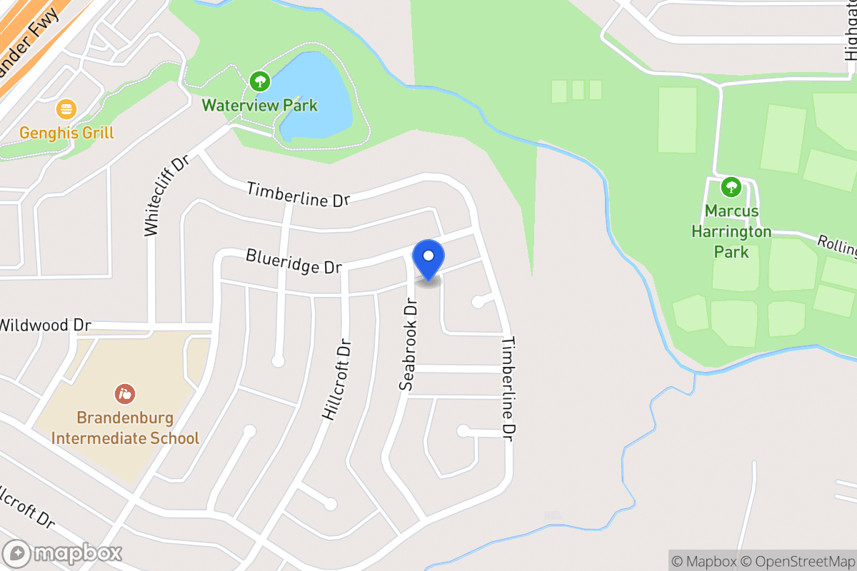 Map of 1802 Seabrook Dr