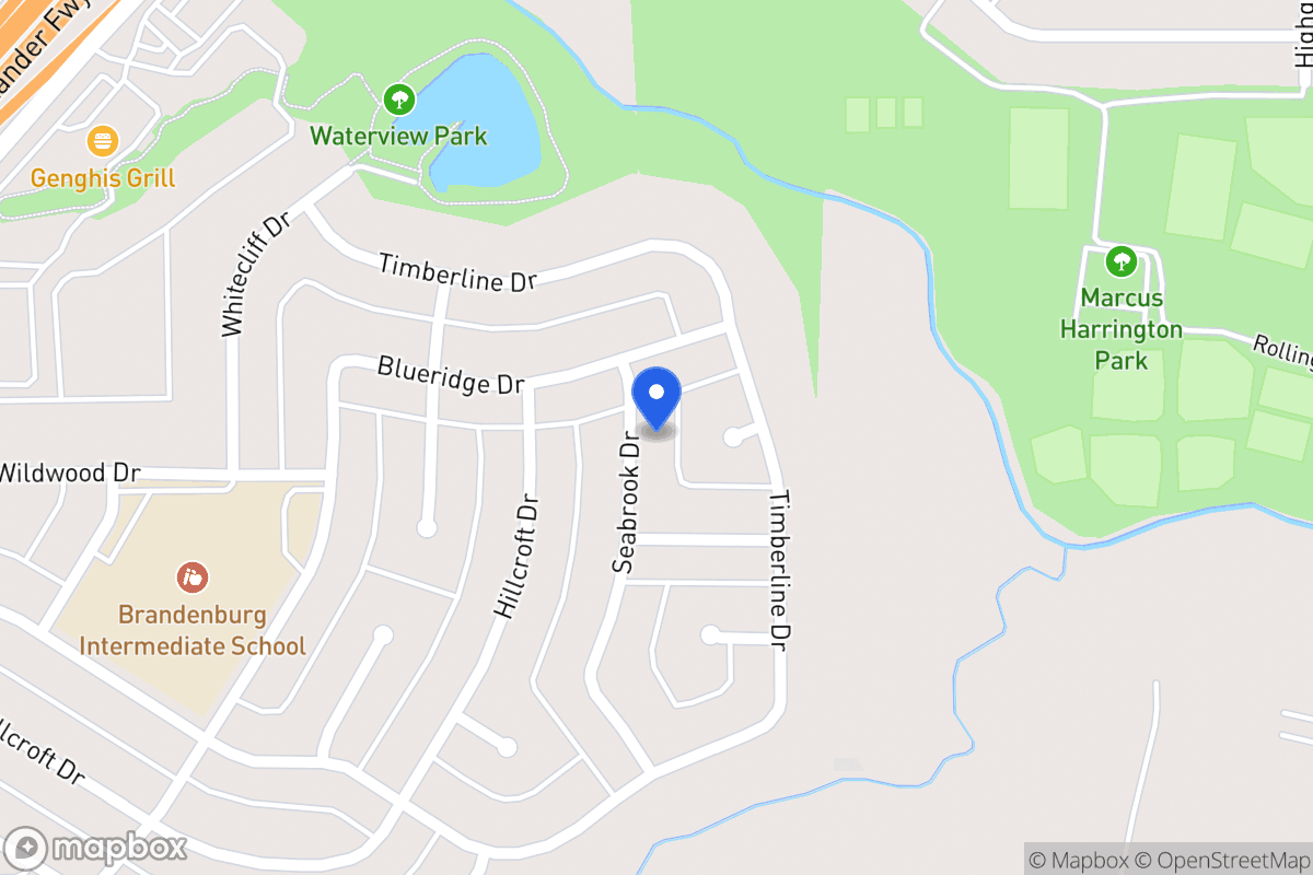 Map of 1806 Seabrook Dr