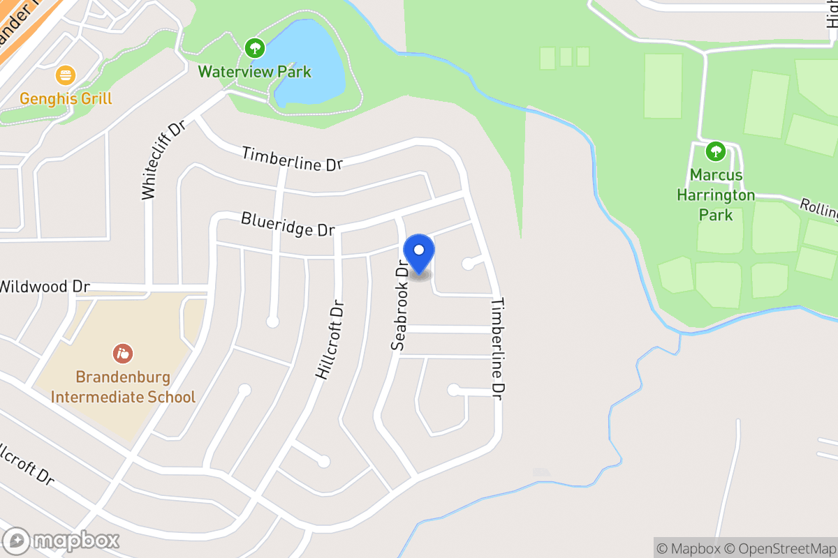 Map of 1810 Seabrook Dr
