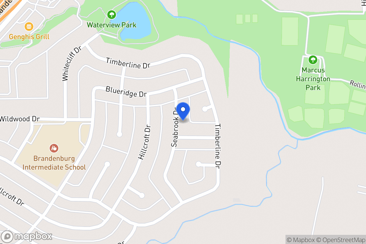 Map of 1814 Seabrook Dr