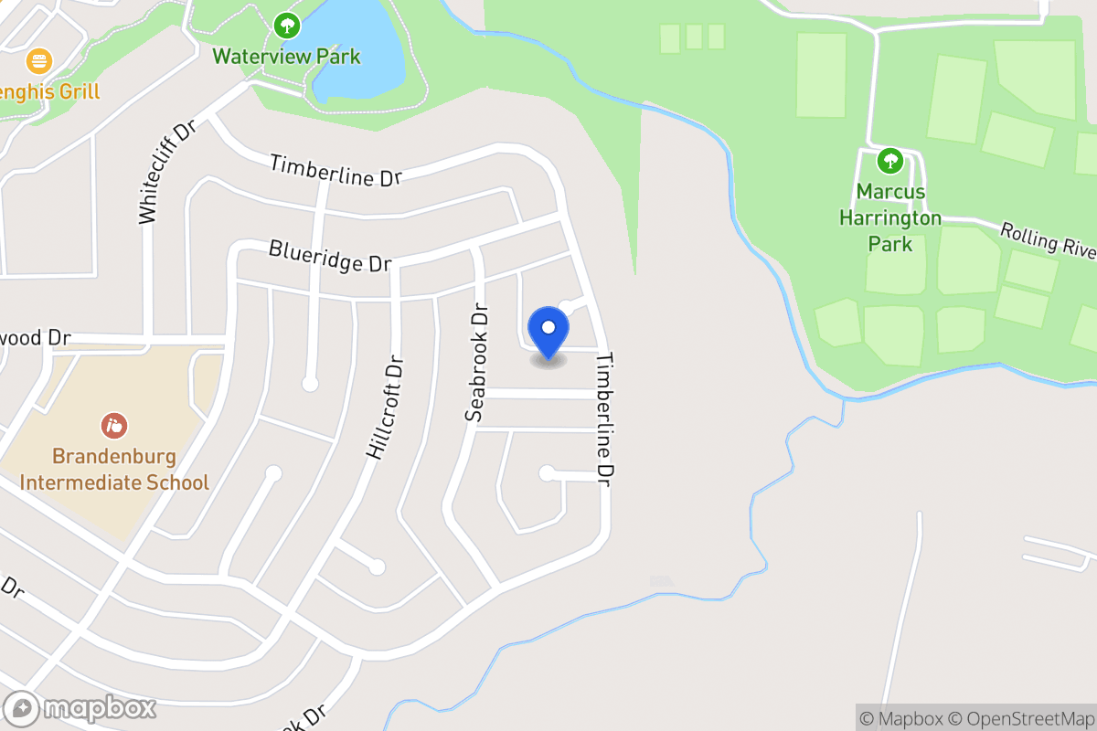 Map of 407 Whispering Hills Dr