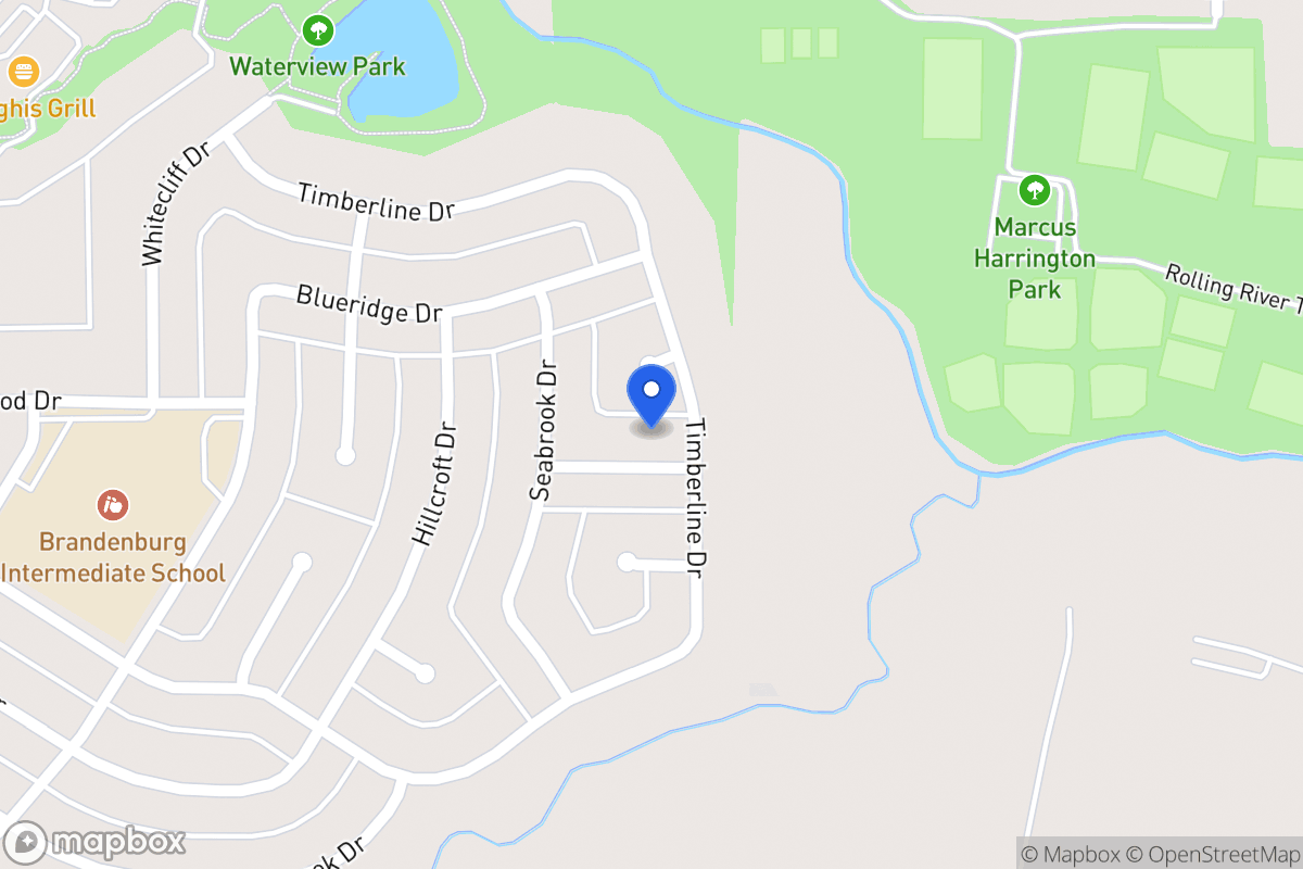 Map of 411 Whispering Hills Dr