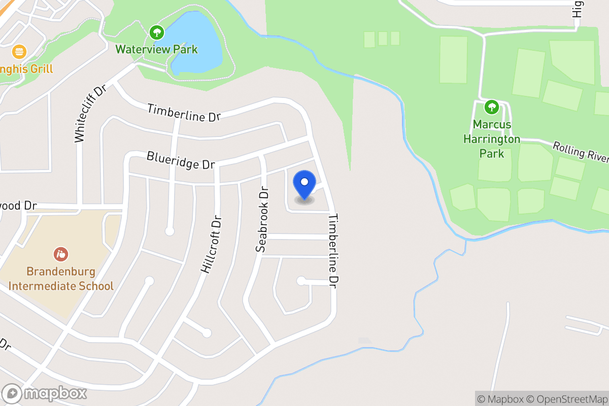 Map of 1815 Timberline Ct