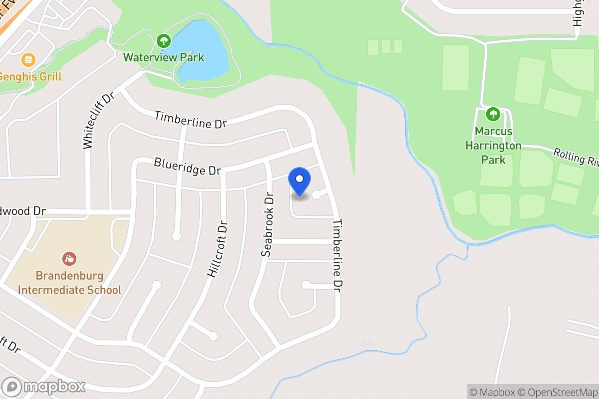 Map of 1811 Timberline Ct