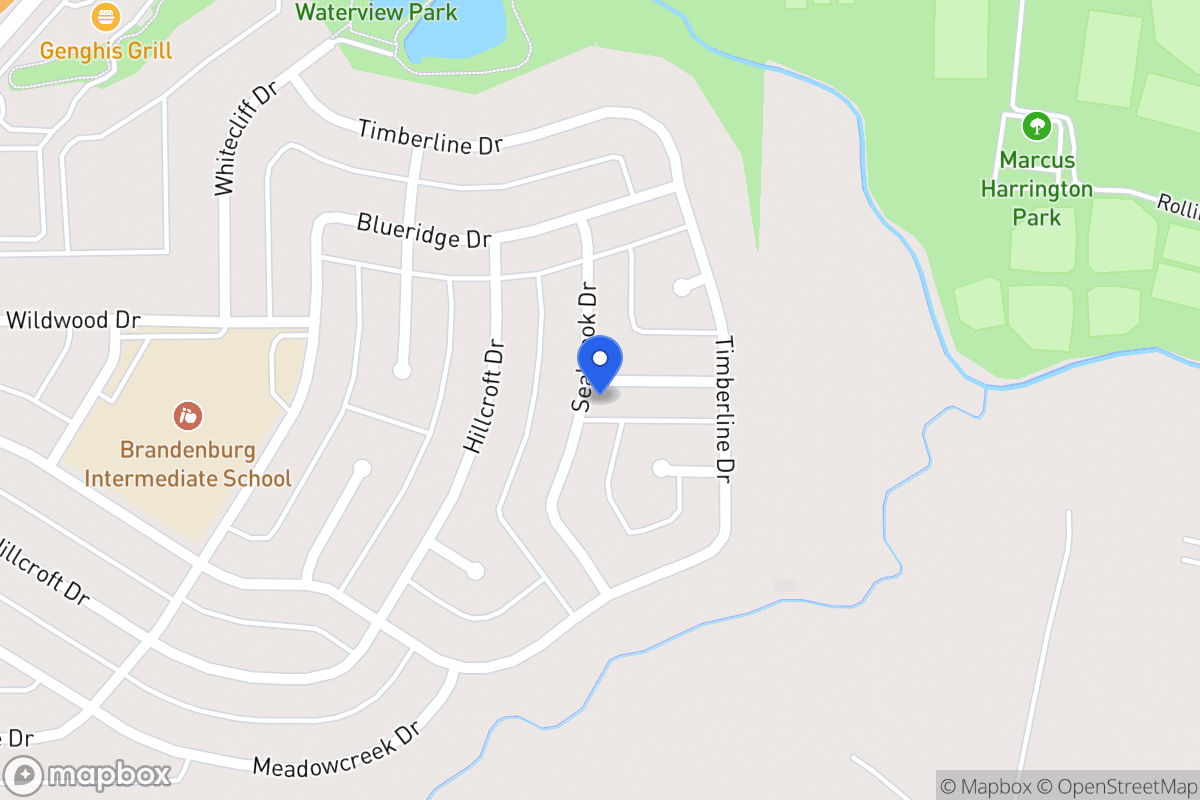 Map of 402 Whispering Hills Dr