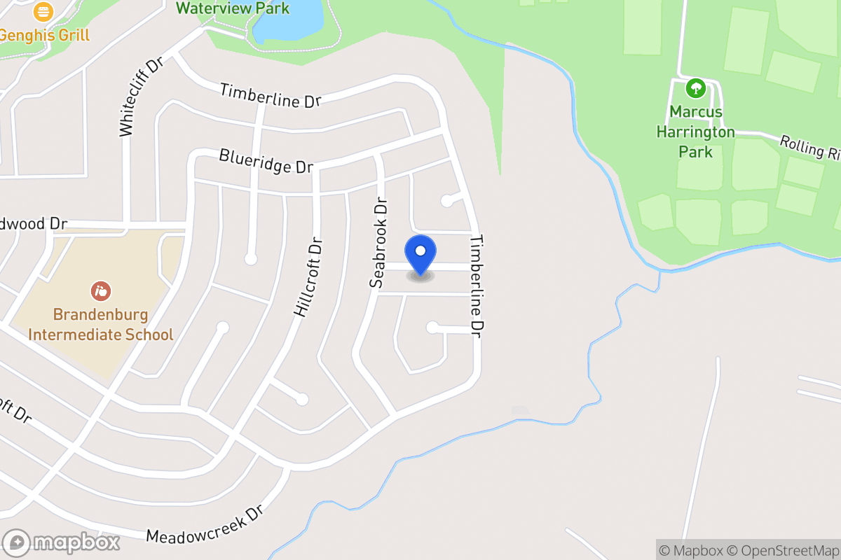Map of 410 Whispering Hills Dr