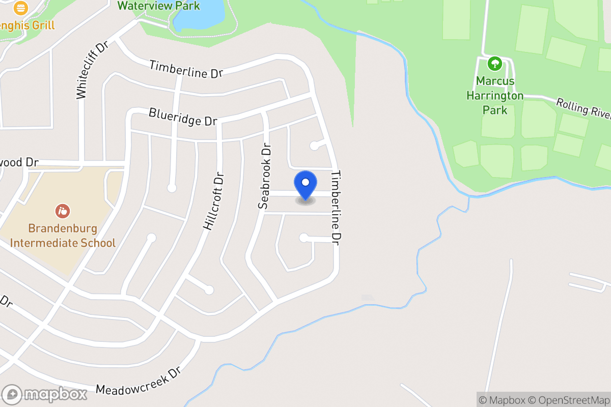 Map of 414 Whispering Hills Dr