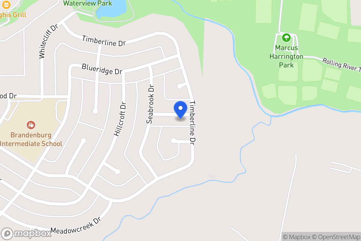 Map of 418 Whispering Hills Dr