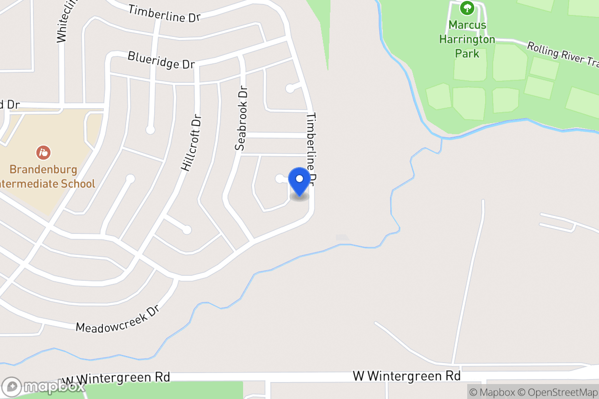 Map of 1935 Timberline Dr