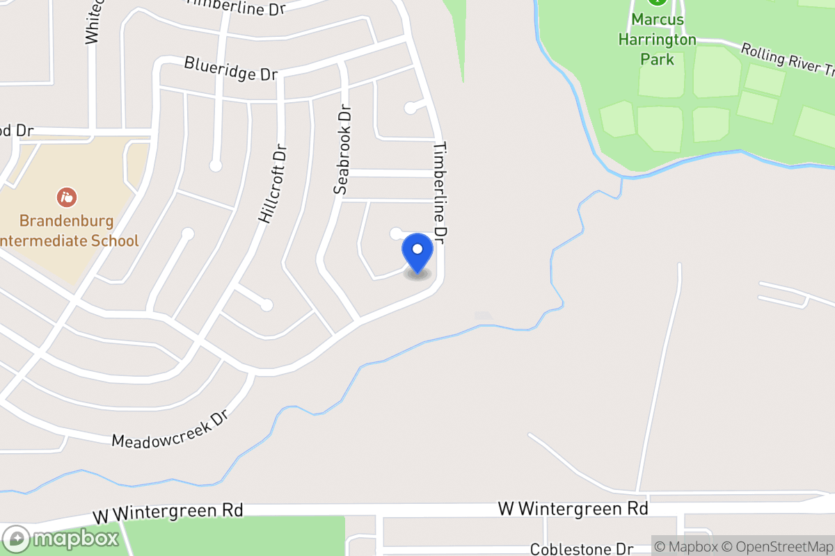 Map of 447 Silver Creek Dr