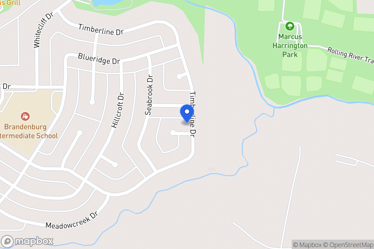 Map of 1903 Timberline Cir