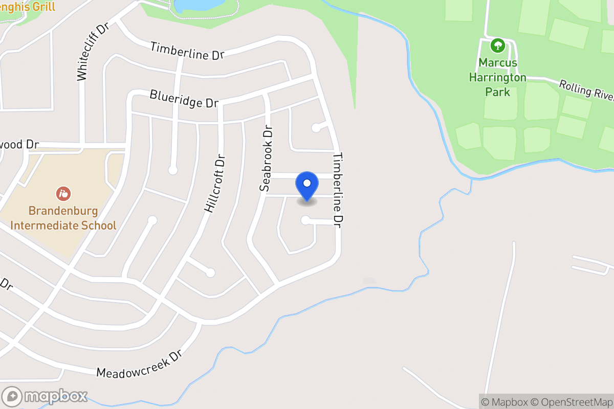 Map of 1911 Timberline Cir