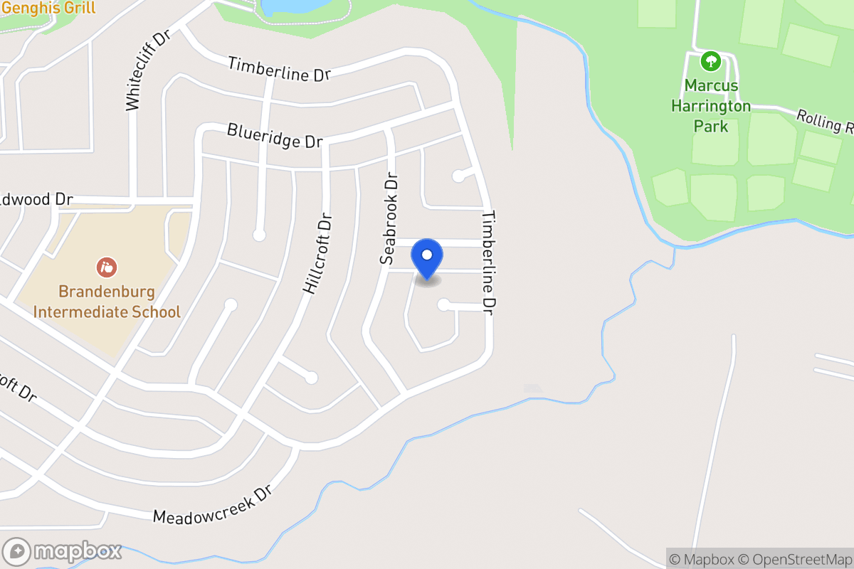 Map of 1915 Timberline Cir