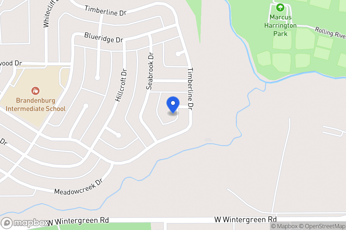 Map of 1927 Timberline Cir