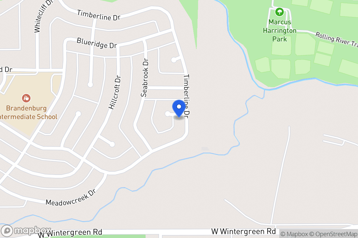 Map of 1931 Timberline Cir