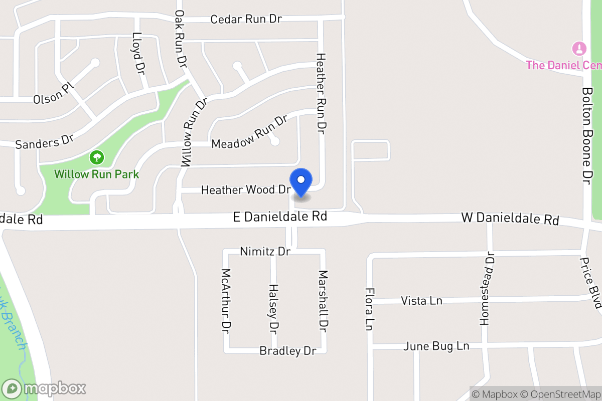 Map of 1142 Heather Wood Dr