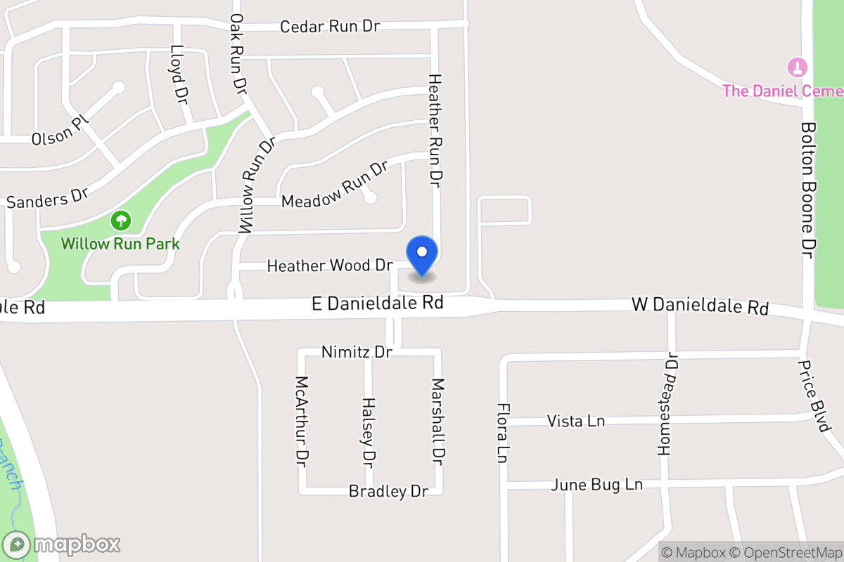 Map of 1146 Heather Wood Dr