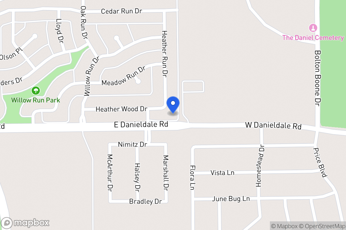 Map of 1154 Heather Wood Dr