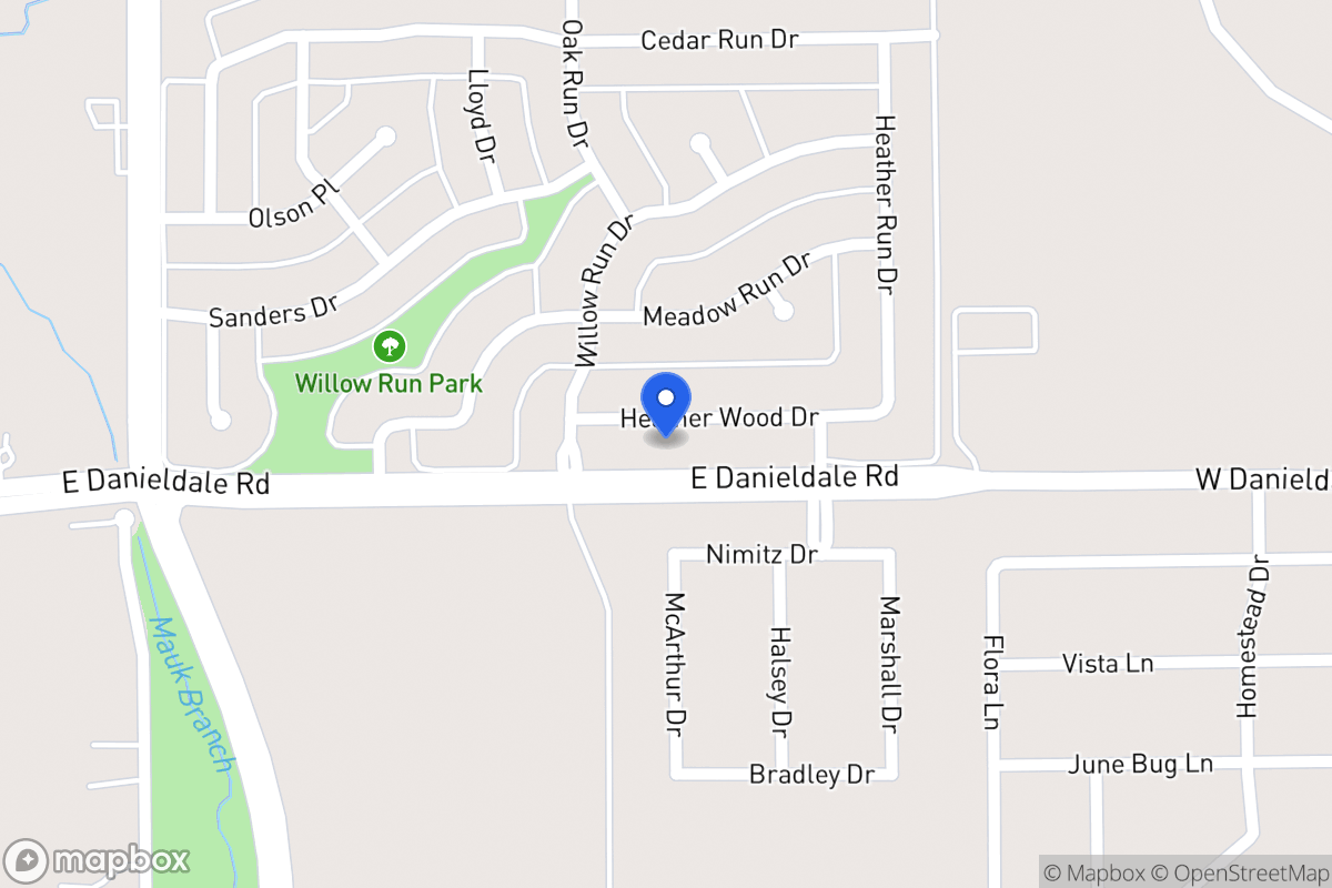 Map of 1114 Heather Wood Dr