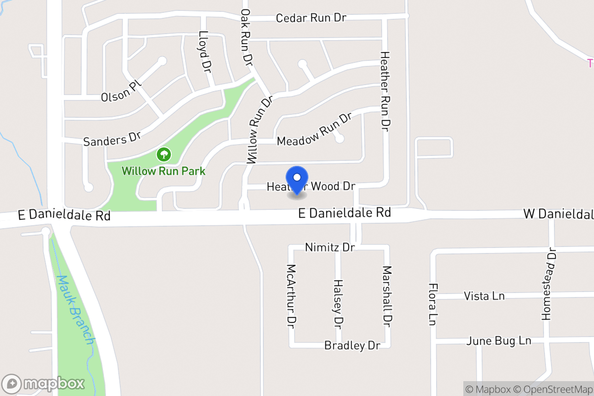 Map of 1118 Heather Wood Dr