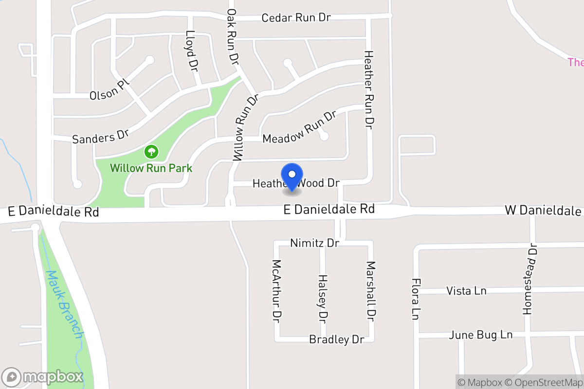 Map of 1122 Heather Wood Dr