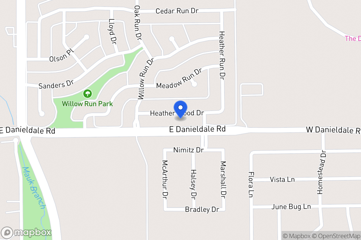 Map of 1126 Heather Wood Dr